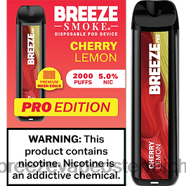 Breeze Pro 2000 Züge Kirschzitrone J8VTX27 Breeze Disposable Charger