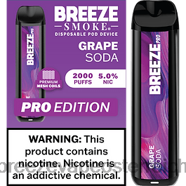 Breeze Pro 2000 Züge Trauben-Soda J8VTX25 Breeze Disposable Flavors