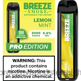 Breeze Pro 2000 Züge Zitronenminze J8VTX23 Breeze Disposable Thc